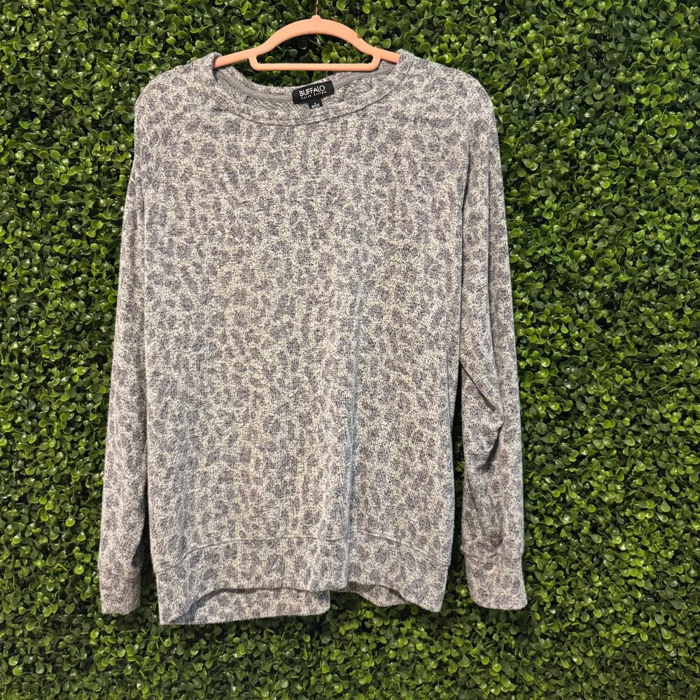 Gray spotted sweater